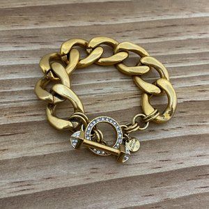 Juicy Couture Crystal Pave Luxe Link Bracelet